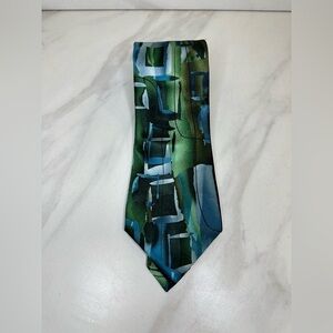 J. Garcia ‘Space Containers’ 100% silk necktie